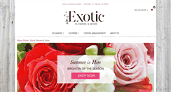Desktop Screenshot of edisonexoticflowers.com