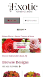 Mobile Screenshot of edisonexoticflowers.com